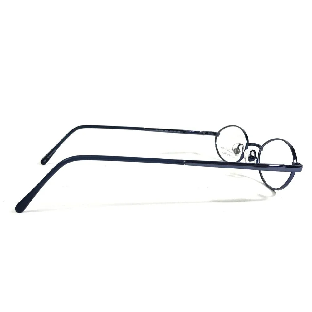 Guess Eyeglasses Frames GU4128 IND Blue Round Full Wire Rim 45-19-135